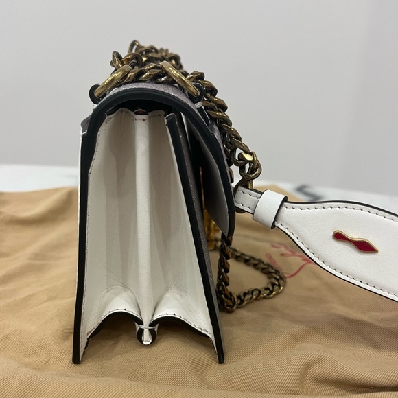 Authentic Christian Louboutin Elisa Mini Glitter Shoulder Bag - Picture 7 of 14